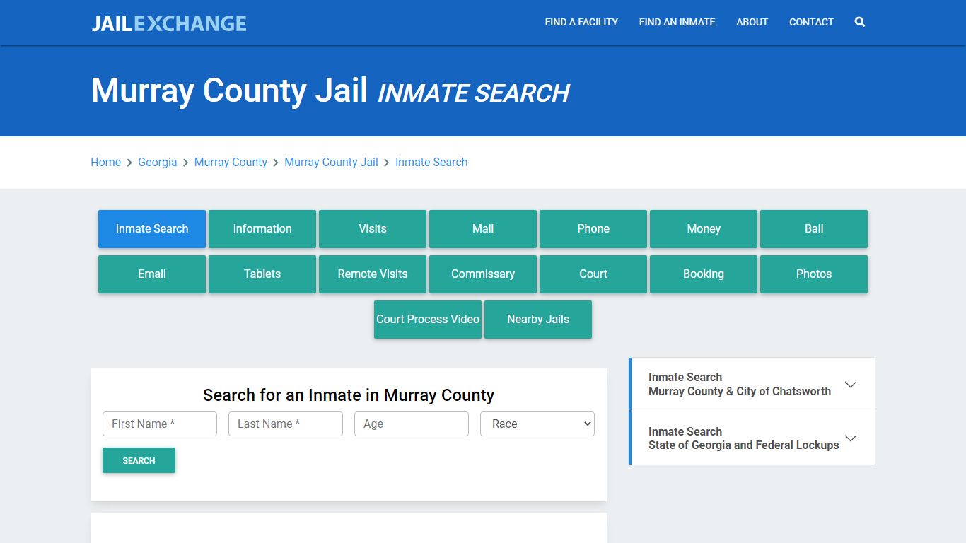 Murray County Jail, GA Inmate Search: Roster & Mugshots